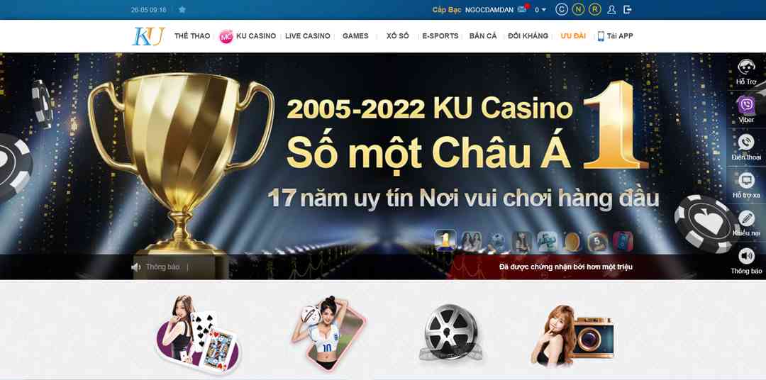 Tổng quan về sòng bạc online nổi tiếng Kubet