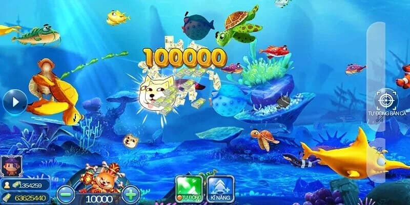 Bắn cá đại dương là tựa game được yêu thích nhất